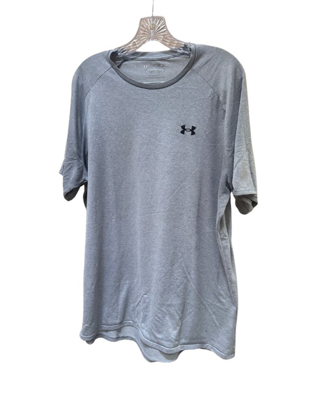 Under Amour The Tech Tee Gray Short Sleeve Tee - Men's XL